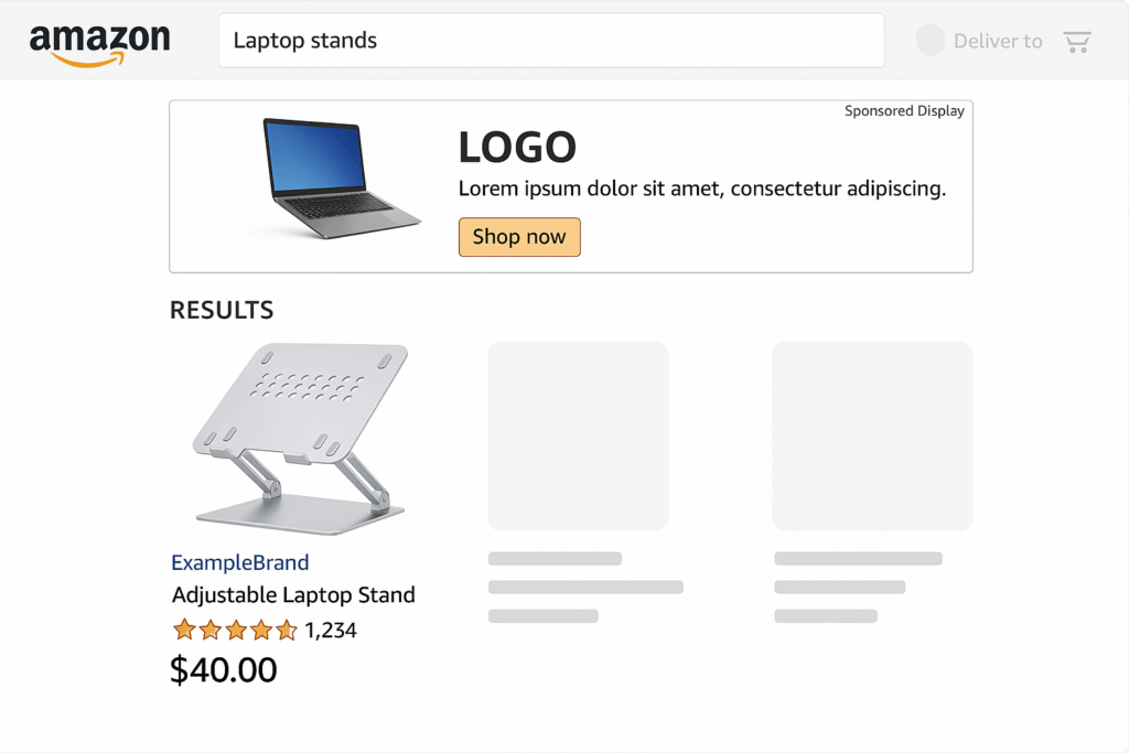 exemple amazon sponsored display exemple de campagne amazon sponsored display