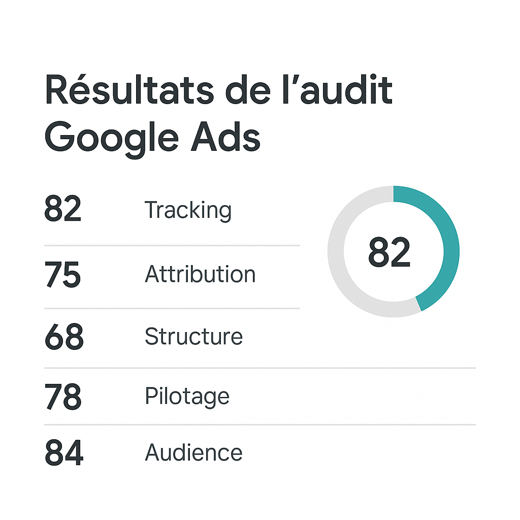 exemple audit google ads