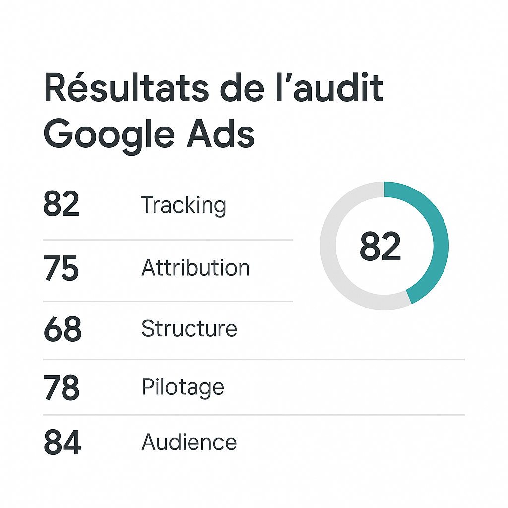 exemple audit google ads